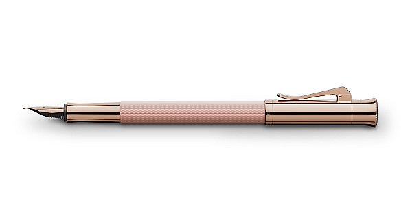 Graf von Faber-Castell Guilloche Tinted Metal Rose Fountain pen